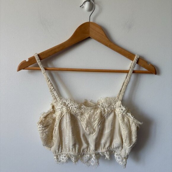 Free people Love Story 2-Piece Lounge Short + Tank Set Cream White Size XS - Picture 5 of 11